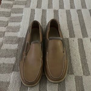 Sperry Top-Siders Tan Leather Slip-On Loafers